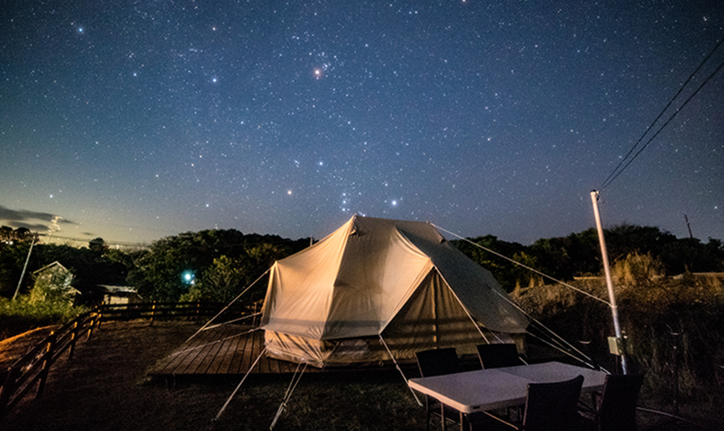 星空キャンプ